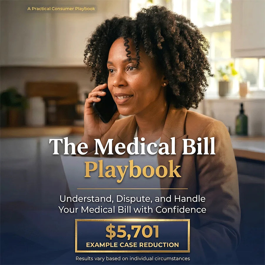 The Medical Bill Playbook: Understand, Dispute, and Handle Your Medical Bill with Confidence